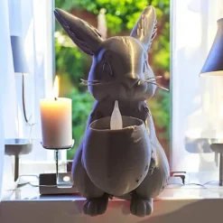 Osterhase aus PLA mit LED Teelichthalter – 3D gedruckte Deko, bemalbar & nachhaltig