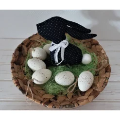 Osterhase aus Stoff - schöne Deko für Ostern - Stoffhase für das Osternest - Osterdeko