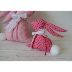 Osterhase aus Stoff - schöne Deko für Ostern - Stoffhase für das Osternest - Osterdeko