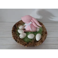 Osterhase aus Stoff - schöne Deko für Ostern - Stoffhase für das Osternest - Osterdeko