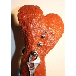 Osterhase AUTOSCHRAUBER-HASERL handgefertigte Künstler-Figur Osterdeko Geldgeschenk zu Ostern Oster-Dekoration