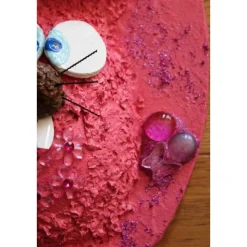 Osterhase BLÜMCHEN-HASE Ostergeschenk Kunst Skulptur Künstler-Figur Osterdeko