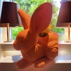 Osterhase Blumenvase – Umweltfreundliche Hasen-Vase aus PLA zum Selbstbemalen