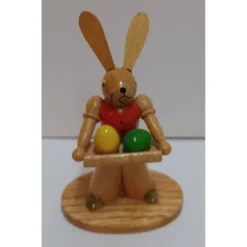 Osterhase  bringt die Eier  -  80 Jahre Handarbeit aus dem Erzgebirge - DDR -