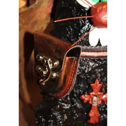 Osterhase DARK ANGELINO handgefertigte Künstler-Figur Osterdeko Geschenk für Gothic-Fans Geldgeschenk