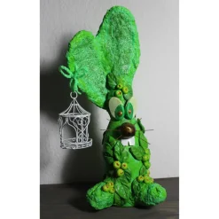 Osterhase FRÜHLINGSHASE handgefertigte Künstler-Figur Osterdeko Geldgeschenk zu Ostern Osterhase Frühlingsdekoration