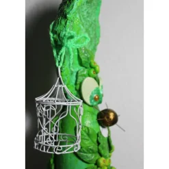 Osterhase FRÜHLINGSHASE handgefertigte Künstler-Figur Osterdeko Geldgeschenk zu Ostern Osterhase Frühlingsdekoration