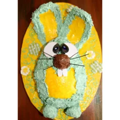 Osterhase FRÜHLINGS-HÄSCHEN Ostergeschenk für die Wand Osterdekoration Hase für die Wand auf Keilrahmen