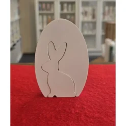 Osterhase im Osterei - Aufsteller - Osterdekoration - Zweiteilig -