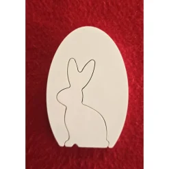 Osterhase im Osterei - Aufsteller - Osterdekoration - Zweiteilig -