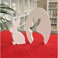 Osterhase im Osterei - Aufsteller - Osterdekoration - Zweiteilig -