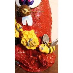 Osterhase IMKER handgefertigte Künstler-Figur Osterdeko Geschenk zu Ostern Geldgeschenk