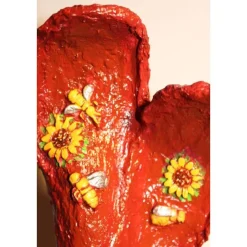 Osterhase IMKER handgefertigte Künstler-Figur Osterdeko Geschenk zu Ostern Geldgeschenk