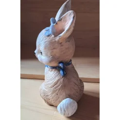 Osterhase Keramik  Ostern  Unikat  Hase mit Tuch