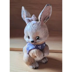 Osterhase Keramik  Ostern  Unikat  Hase mit Tuch
