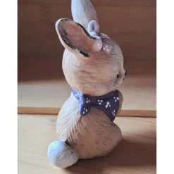 Osterhase Keramik  Ostern  Unikat  Hase mit Tuch