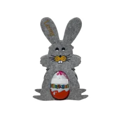 Osterhase mit namen aus Filz Ü-Ei halter eierhalter oster geschenk personalisiert osterei hell