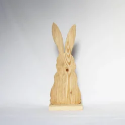 Osterhase, Osterdekoration, Holzhase