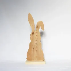 Osterhase, Osterdekoration, Holzhase
