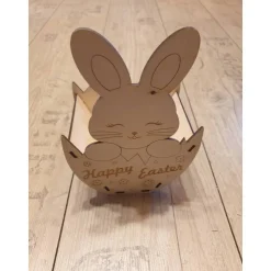 Osterhase, Osternest, Osterdekoration, Ostergeschenk, Geschenk Ostern, Bausatz, Holzbausatz