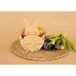Osterhase, Osternest, Osterdekoration, Ostergeschenk, Geschenk Ostern, Bausatz, Holzbausatz