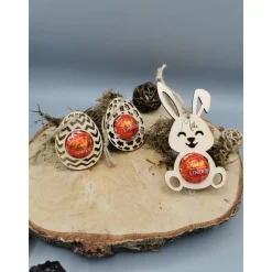 Osterhase Personalisiert, Mitbringsel Geschenkidee, Kleines Geschenk, Ostern Osteranhänger, Holzanhänger Osterfest