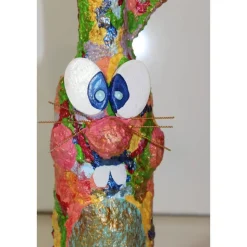 Osterhase RAINBOW BUNNY Osterhase Kunst Skulptur Künstler-Figur Osterdeko