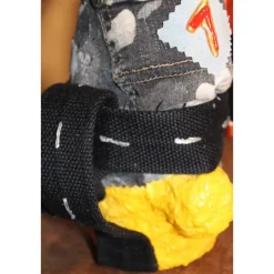 Osterhase RENNFAHRER handgefertigte Künstler-Figur Osterdeko Geschenk für Autofans Geldgeschenk