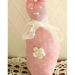Osterhase ROMY-LANGOHR Stoffhase in rosa genäht von Hobbyhaus