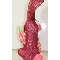Osterhase ROSI OSTERHASE Kunst Skulptur Künstler-Figur Osterdeko Geldgeschenk Upcycling