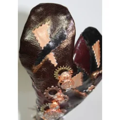 Osterhase STEAMPUNK BUNNY handgefertigte Künstler-Figur Osterdeko Geldgeschenk Bikergeschenk Vatertagsgeschenk