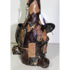 Osterhase STEAMPUNK BUNNY handgefertigte Künstler-Figur Osterdeko Geldgeschenk Bikergeschenk Vatertagsgeschenk