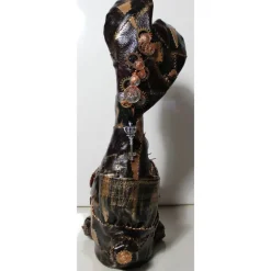 Osterhase STEAMPUNK BUNNY handgefertigte Künstler-Figur Osterdeko Geldgeschenk Bikergeschenk Vatertagsgeschenk