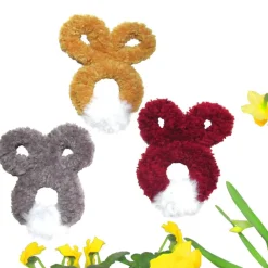 Osterhase zum Aufhängen in Wunschfarbe – Handgemachte Osterdeko für Fenster & Osterstrauß