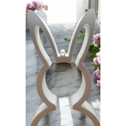 Osterhase zum Hinstellen oder Aufhängen aus PLA – 22 cm hoch, 10,5 cm breit – umweltfreundliche Osterdeko