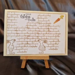 Osterhasen - Osterkarte - Möhre - Frohe Ostern ihr Hasen