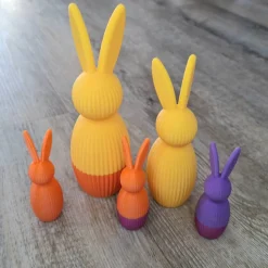 Osterhasen / Wunschfarben / minimalistisches Design / Blickfang / Farbtupfer / Geschenk / Deko