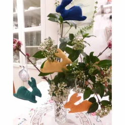 Osterhasen, Dekohasen, Hängehasen, Osterstrauch-Deko, Handarbeit; Dekoration, Ostern, Unikate hessmade