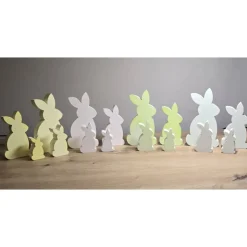 Osterhasen 4-er Set - Kaninchen - Osterdekoration -