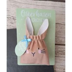 Osterhasen Säckchen für Geldgeschenke ~ Ostersäckchen Braun ~ Ostern ~ Deko ~ Früh