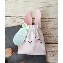 Osterhasen Säckchen für Geldgeschenke ~ Ostersäckchen Weiss ~ Ostern ~ Deko ~ Früh