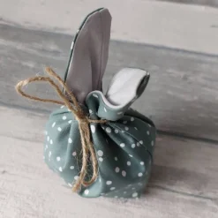Osterhasenbeutel Stoff Punkte klein