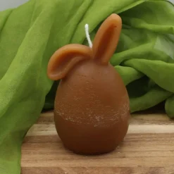 Osterhasenkerze Schlappöhrchen karamellbraun