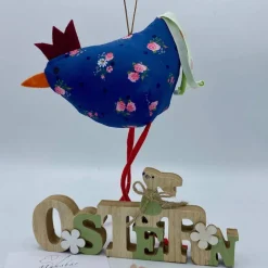 Osterhuhn ca. 10x15 cm, Vogel ,Hängedeko, Osterdeko, Ostergeschenk