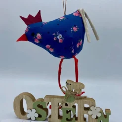 Osterhuhn ca. 10x15 cm, Vogel ,Hängedeko, Osterdeko, Ostergeschenk