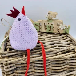 Osterhuhn ca. 10x15 cm, Vogel ,Hängedeko, Osterdeko, Ostergeschenk