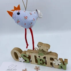 Osterhuhn ca.7x10cm, Vogel ,Hängedeko, Osterdeko, Ostergeschenk,