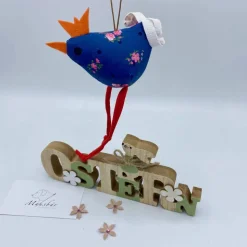 Osterhuhn ca.7x10cm, Vogel ,Hängedeko, Osterdeko, Ostergeschenk,