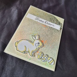 Osterkarte / Osterhase / Frohe Ostern / Grußkarte Ostern / Ostern Geschenke / Geschenkidee
