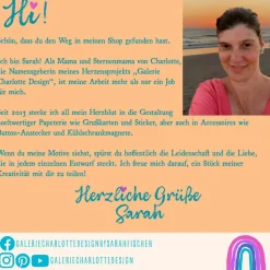 Osterkarte Bunte Ostereier | Handgemachte Grußkarte DIN A6 | Inkl. Kraftpapier-Umschlag